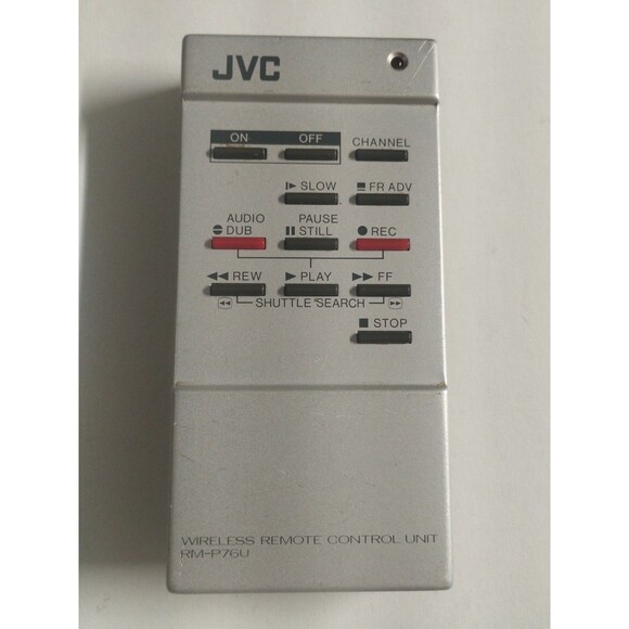 Vintage OEM JVC RM-P76U VCR Remote Control Clean Tested & Works - Picture 1 of 3